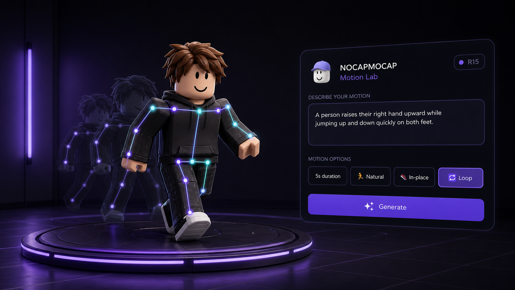 NOCAPMOCAP — 官网预览图